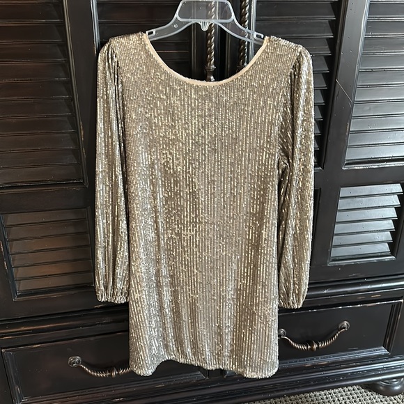 Sequin mini-dress - Picture 2 of 5